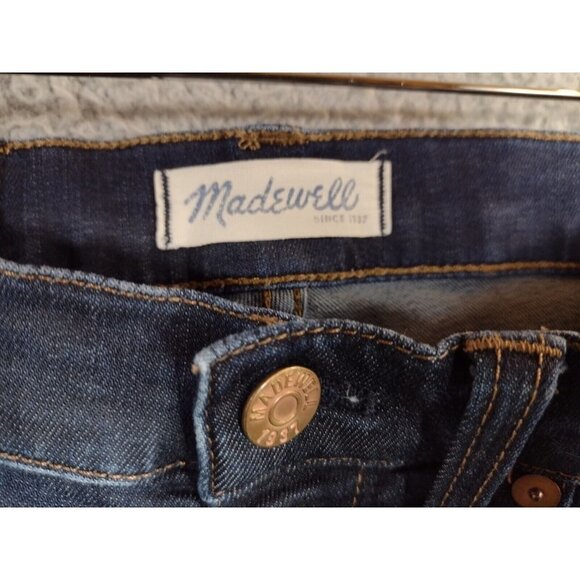 Madewell Skinny Skinny Distressed Mid Rise Jeans Women's Size 27 - Picture 8 of 12